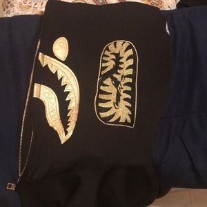 BAPE A Bathing Ape Foil Mix Hoodie Not Real